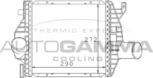 Autogamma 101507 - Intercooler autozon.pro