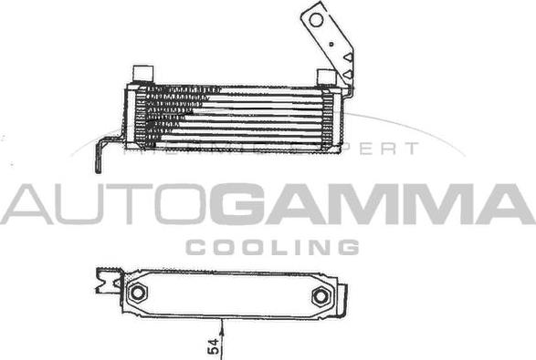 Autogamma 101534 - Radiatore olio, Olio motore autozon.pro