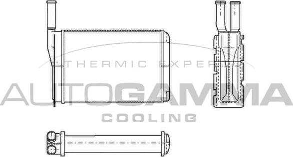 Autogamma 101652 - Scambiatore calore, Riscaldamento abitacolo autozon.pro