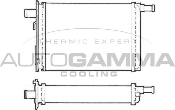 Autogamma 101666 - Scambiatore calore, Riscaldamento abitacolo autozon.pro