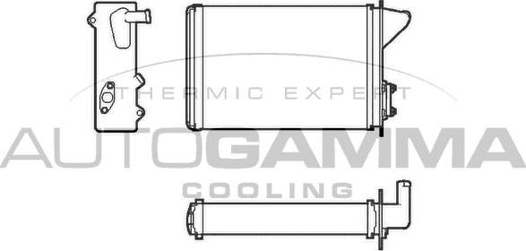 Autogamma 101667 - Scambiatore calore, Riscaldamento abitacolo autozon.pro