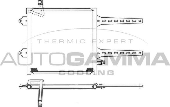 Autogamma 101603 - Condensatore, Climatizzatore autozon.pro