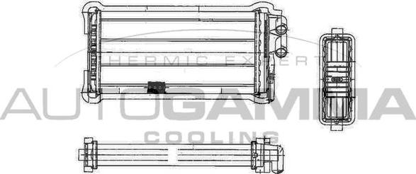 Autogamma 101607 - Scambiatore calore, Riscaldamento abitacolo autozon.pro