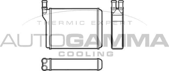 Autogamma 101782 - Scambiatore calore, Riscaldamento abitacolo autozon.pro