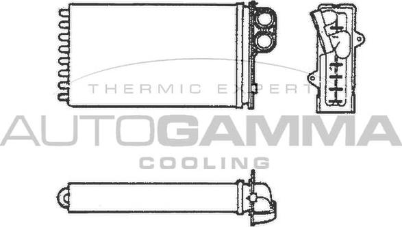 Autogamma 101636 - Scambiatore calore, Riscaldamento abitacolo autozon.pro