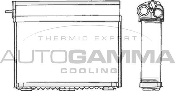 Autogamma 101625 - Scambiatore calore, Riscaldamento abitacolo autozon.pro