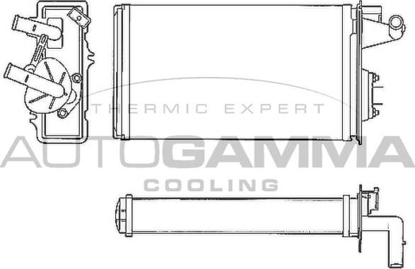 Autogamma 101621 - Scambiatore calore, Riscaldamento abitacolo autozon.pro