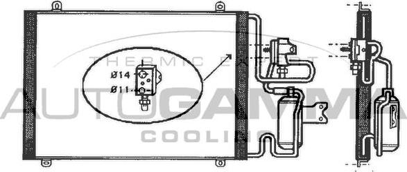 Autogamma 101812 - Condensatore, Climatizzatore autozon.pro