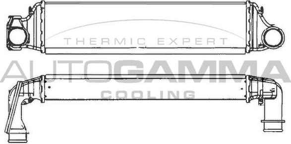 Autogamma 101882 - Intercooler autozon.pro