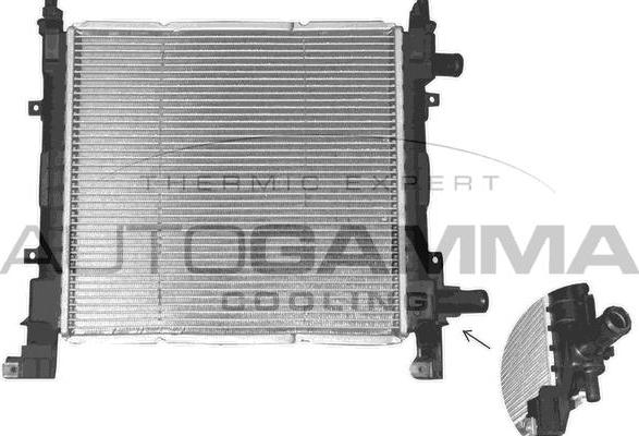 Autogamma 101332 - Radiatore, Raffreddamento motore autozon.pro