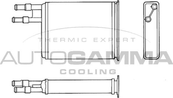 Autogamma 101763 - Scambiatore calore, Riscaldamento abitacolo autozon.pro