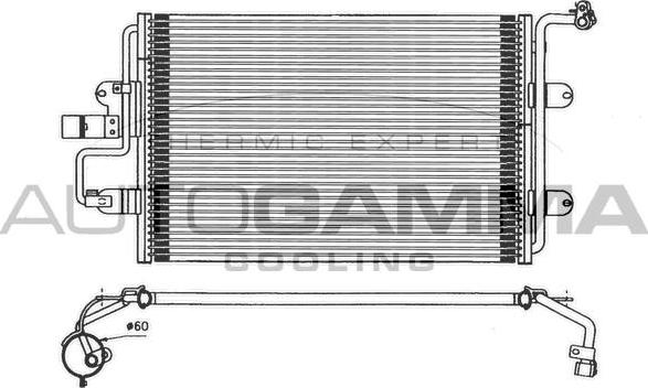 Autogamma 101720 - Condensatore, Climatizzatore autozon.pro