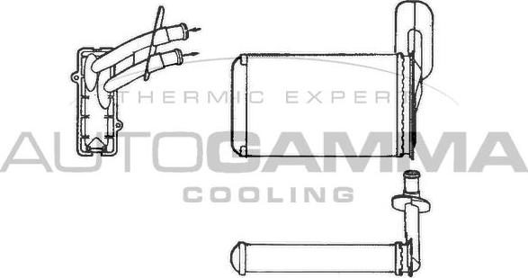 Autogamma 101775 - Scambiatore calore, Riscaldamento abitacolo autozon.pro