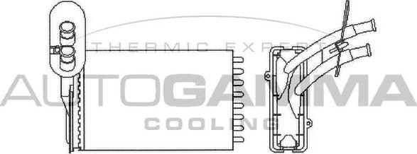 Autogamma 101776 - Scambiatore calore, Riscaldamento abitacolo autozon.pro