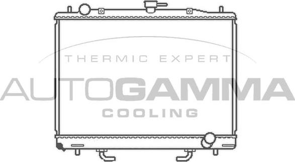 Autogamma 103963 - Radiatore, Raffreddamento motore autozon.pro