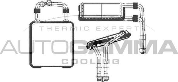 Autogamma 103457 - Scambiatore calore, Riscaldamento abitacolo autozon.pro