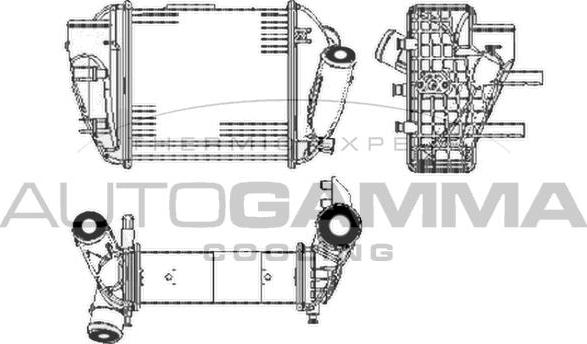 Autogamma 103598 - Intercooler autozon.pro