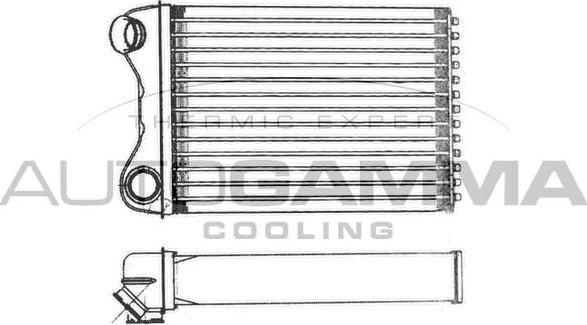 Autogamma 103635 - Scambiatore calore, Riscaldamento abitacolo autozon.pro