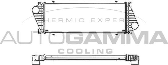 Autogamma 103048 - Intercooler autozon.pro