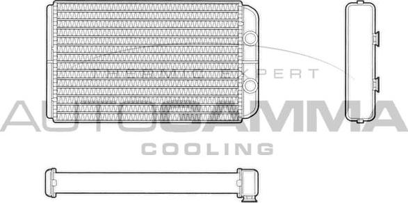 Autogamma 103059 - Scambiatore calore, Riscaldamento abitacolo autozon.pro