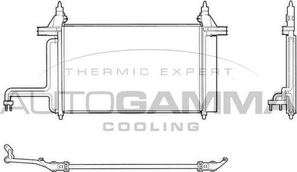 Autogamma 103060 - Condensatore, Climatizzatore autozon.pro