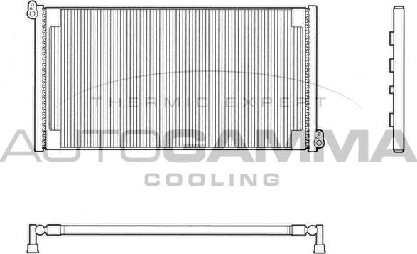 Autogamma 103194 - Condensatore, Climatizzatore autozon.pro