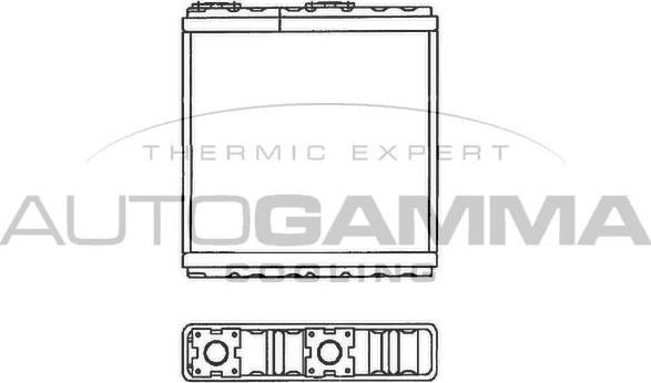 Autogamma 103143 - Scambiatore calore, Riscaldamento abitacolo autozon.pro