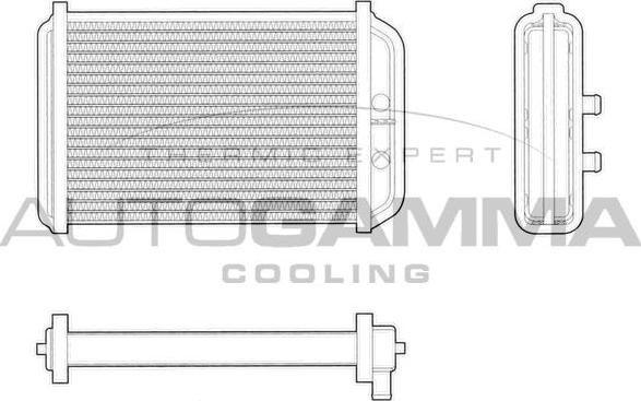 Autogamma 103111 - Scambiatore calore, Riscaldamento abitacolo autozon.pro