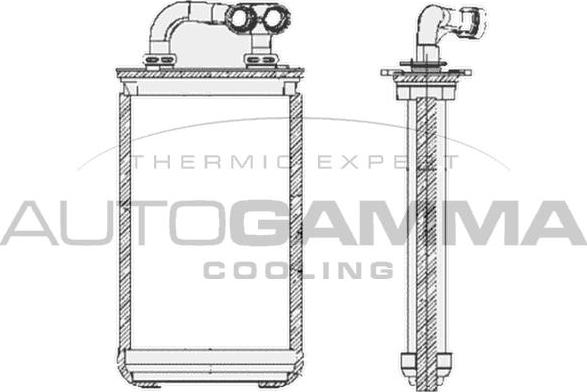 Autogamma 103894 - Scambiatore calore, Riscaldamento abitacolo autozon.pro