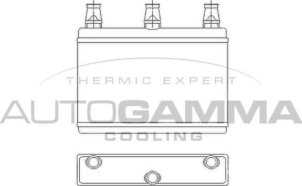 Autogamma 103896 - Scambiatore calore, Riscaldamento abitacolo autozon.pro