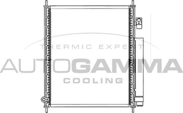 Autogamma 103816 - Condensatore, Climatizzatore autozon.pro