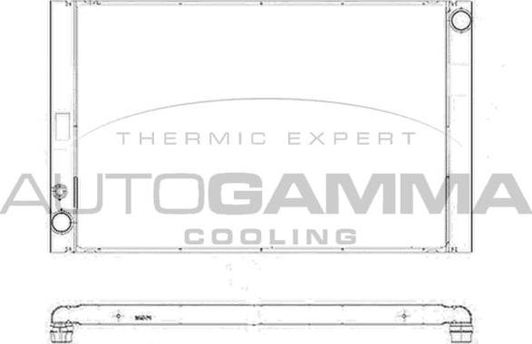 Autogamma 103374 - Radiatore, Raffreddamento motore autozon.pro