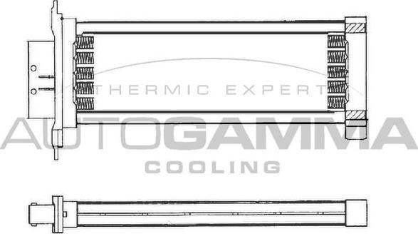 Autogamma 103248 - Scambiatore calore, Riscaldamento abitacolo autozon.pro