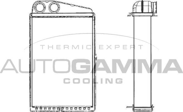 Autogamma 103247 - Scambiatore calore, Riscaldamento abitacolo autozon.pro