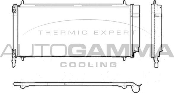 Autogamma 103709 - Condensatore, Climatizzatore autozon.pro