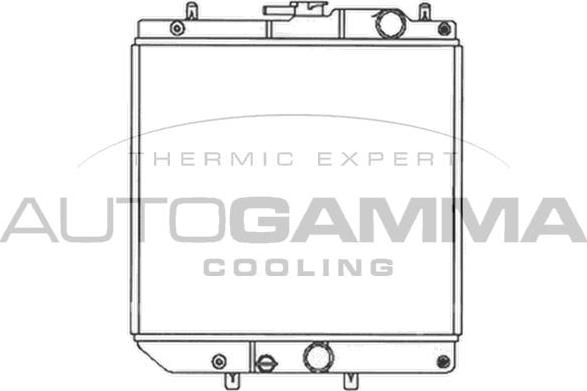 Autogamma 103789 - Radiatore, Raffreddamento motore autozon.pro