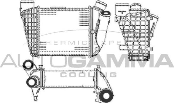 Autogamma 102985 - Intercooler autozon.pro