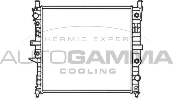 Autogamma 102922 - Radiatore, Raffreddamento motore autozon.pro
