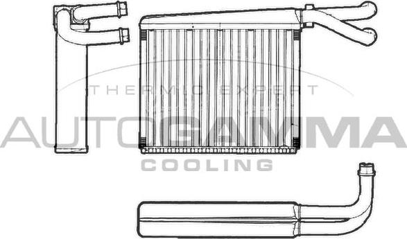 Autogamma 102454 - Scambiatore calore, Riscaldamento abitacolo autozon.pro