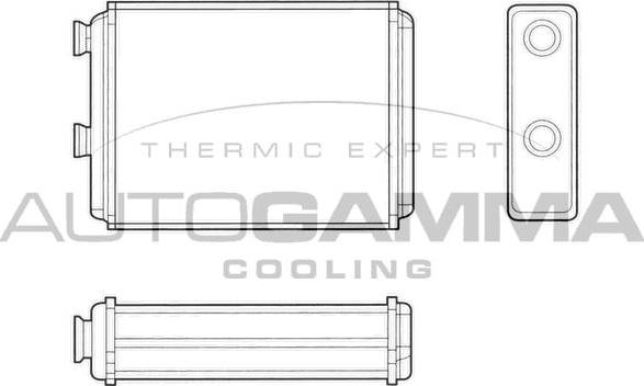 Autogamma 102463 - Scambiatore calore, Riscaldamento abitacolo autozon.pro