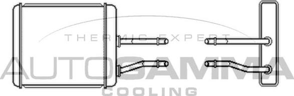 Autogamma 102419 - Scambiatore calore, Riscaldamento abitacolo autozon.pro