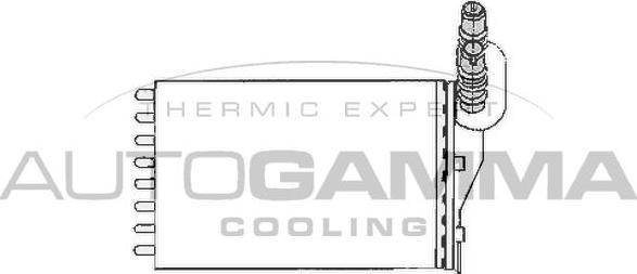 Autogamma 102416 - Scambiatore calore, Riscaldamento abitacolo autozon.pro