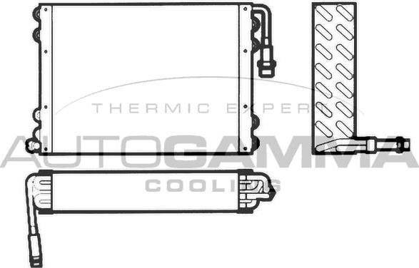 Autogamma 102595 - Condensatore, Climatizzatore autozon.pro