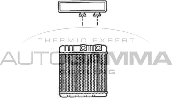 Autogamma 102541 - Scambiatore calore, Riscaldamento abitacolo autozon.pro