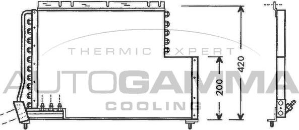 Autogamma 102567 - Condensatore, Climatizzatore autozon.pro