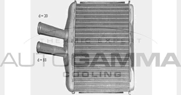 Autogamma 102585 - Scambiatore calore, Riscaldamento abitacolo autozon.pro