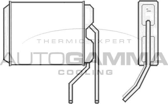 Autogamma 102580 - Scambiatore calore, Riscaldamento abitacolo autozon.pro