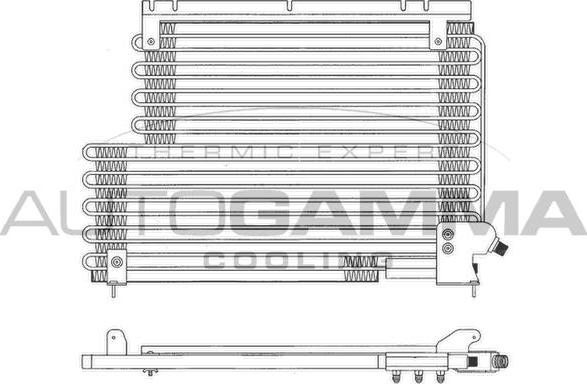 Autogamma 102833 - Condensatore, Climatizzatore autozon.pro