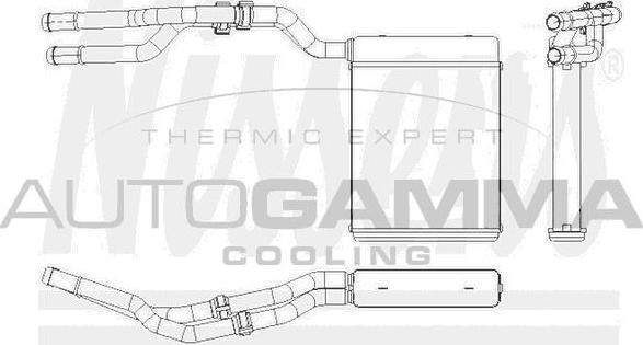 Autogamma 107998 - Scambiatore calore, Riscaldamento abitacolo autozon.pro