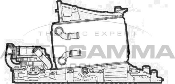 Autogamma 107914 - Intercooler autozon.pro